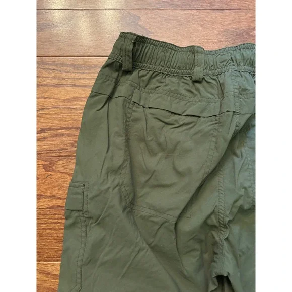 REI Forest Green Convertible Hiking Pants Size 8 - Picture 11 of 14